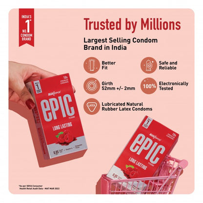 Manforce Epic Condoms Combo-Pack Set of 2 N (10 N Condoms each)