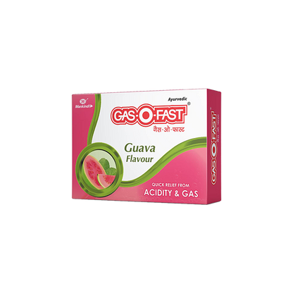 Gas-O-Fast Sachet Guava Flavour, Set of 6 Sachets of 5 g each